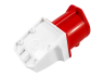 Stationary socket (GS) 32A/5p (3p+e+n) 380-415V IP44 red LEE-125L LM2038 Lemanso