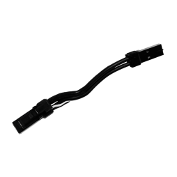 Male+male connector 40mm black LEDUA