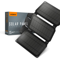Portable charger solar panel VSO-F515UU 15W Videx