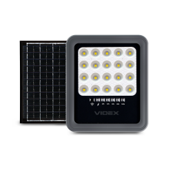 LED spotlight autonomous, solar panel VIDEX 500Lm 3.2V 5000K VLE-FSO3-205
