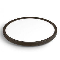 LED round surface-mounted lamp with decorative lighting 18W 220-240V 4000K IP20 DL3R black (VL-DL3R-184B) VIDEX