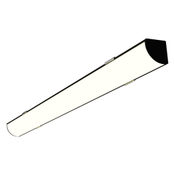 LED linear corner lamp "N6-500" 220V 4W 4500k black housing LEDUA