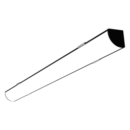 LED linear corner lamp "N6-1000" 220V 8W 6500k black body LEDUA